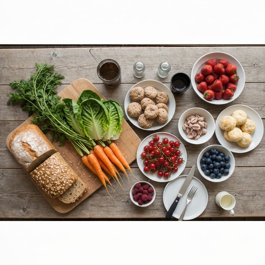 Arkinen aamiaispöytä